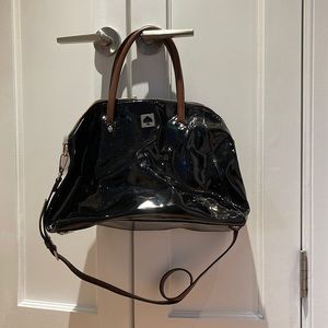 Kate Spade patent leather tote (w leather handles)